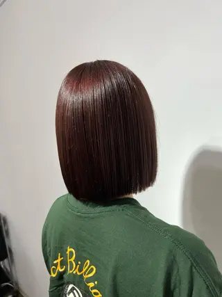 ショート カラー 神戸ボブ✂️ ioe三宮/田 伸佳のヘアスタイル