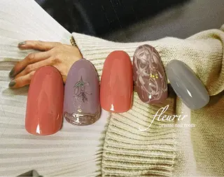 ネイル フルリール 【プライベートサロンのネイルデザイン