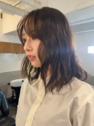 ミディアム カラー KOCHAB本山所属・三谷 はるなのヘアスタイル