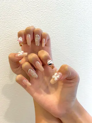 ネイル 🫧飛山琉桜/二条 ネイルアート/束感のマツエク・マツパデザイン