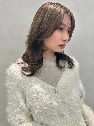 ミディアム 🦋透明感/艶髪/ レイヤー/Ryugaのヘアスタイル