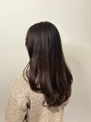 ロング カラー オリーブヘア🫒/ ハイライト/志賀のヘアスタイル