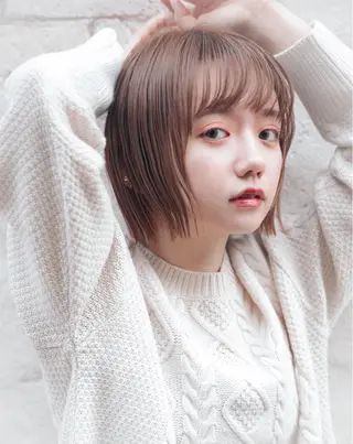 ミディアム カラー ショートヘア特化 似合せが得意🤩のヘアスタイル