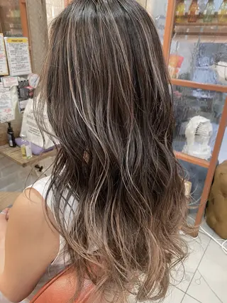 ロング カラー 増子 幹樹のヘアスタイル