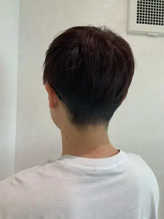 ショート カラー ヘアアレンジ メンズ ハイトーンカラー🤍 山下 優華のヘアスタイル