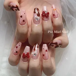 ネイル HANA 長さだしのネイルデザイン