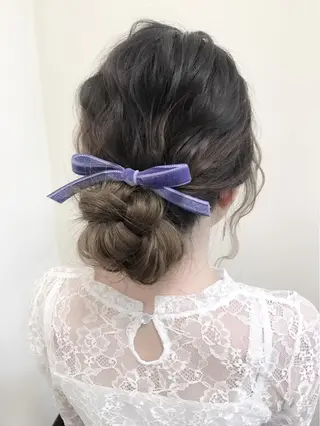 ロング ヘアアレンジ 沢田 瞳のヘアスタイル