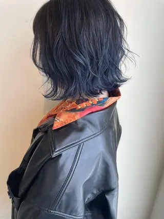 ミディアム 梅田/赤み消しカラー /顔まわりcut🤍のヘアスタイル