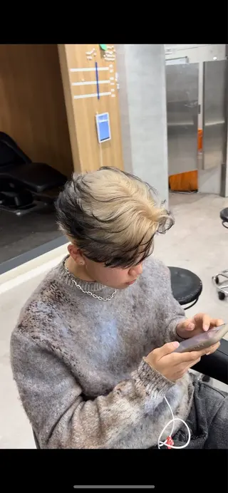 カラー メンズ 波巻き/サーフカール 🌊吉野裕稀のヘアスタイル