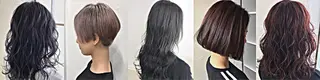 ミディアム カラー ヘアアレンジ GiseL天神カラー 髪質改善/ブリーチのヘアスタイル