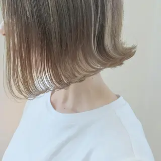 ミディアム カラー レイヤーカット/ ウルフカット/大橋 のヘアスタイル