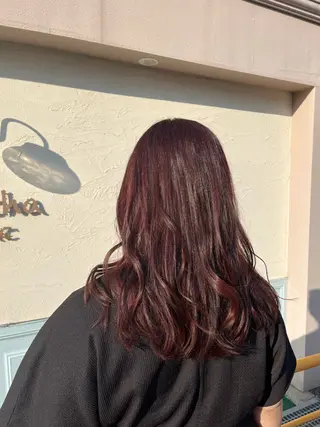 セミロング 木 村のヘアスタイル