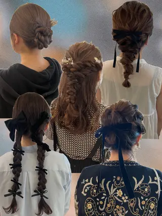 ヘアアレンジ Agu hair time所属・time_ メラニーのヘアスタイル