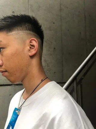 メンズ 🌈圧倒的デザイン パーマ　関和希のヘアスタイル