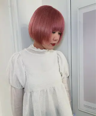 ショート ダブルカラー/ 艶カラー／こうきのヘアスタイル