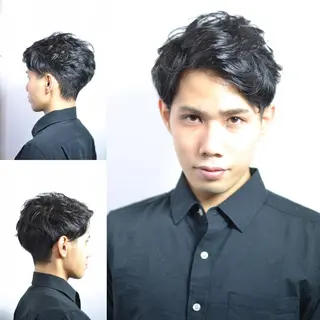 ショート メンズ 大木 拓瑞のヘアスタイル