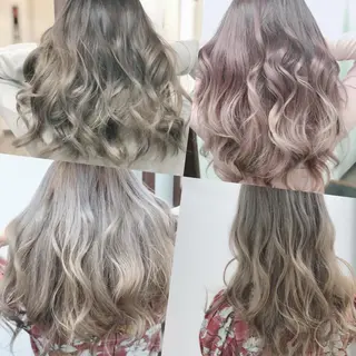 ロング カラー ヤナ マネージャーのヘアスタイル