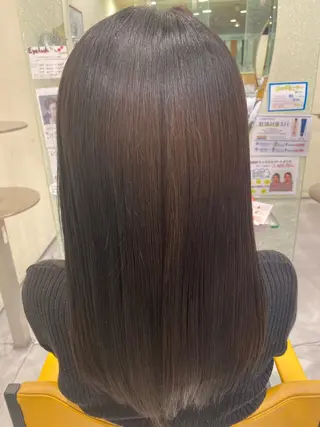 ロング 三田 豪のヘアスタイル