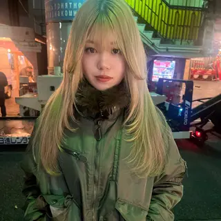 ロング AI TOKYO　S所属・mizuki 【韓国レイヤー】のヘアスタイル