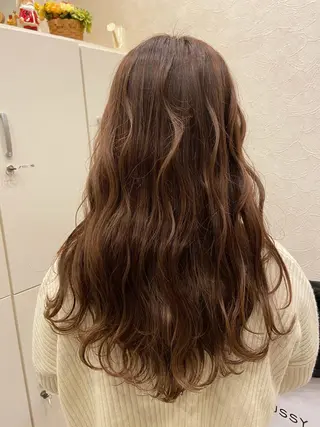 ロング カラー ヘアアレンジ hair relaxation DROP鶴見店所属・川島 優希のヘアスタイル