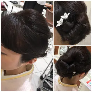 ミディアム ヘアアレンジ テラモト カズヨシのヘアスタイル