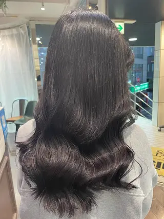 ロング カラー 韓国ヘア🦋 MIYUのヘアスタイル