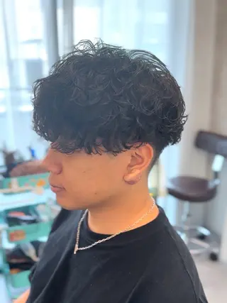 ショート パーマ メンズ 【tocca茨木】 MOMOKAのヘアスタイル