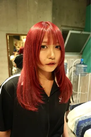 セミロング カラー cime所属・小林実愛/ ハイトーン/心斎橋/のヘアスタイル