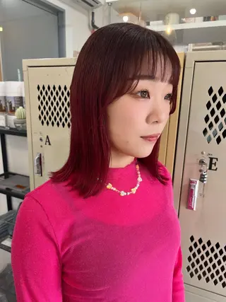 ミディアム カラー 🌼sunc HINAMI🌼のヘアスタイル