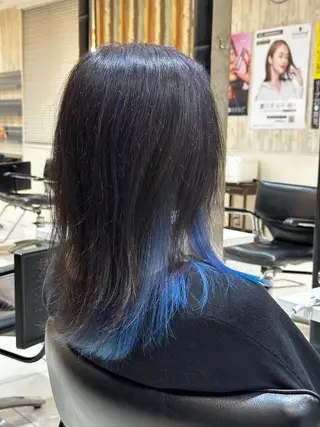 ミディアム カラー 神戸 大輝のヘアスタイル