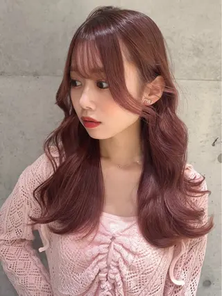 ロング 顔周り🇰🇷韓国 レイヤー/モエのヘアスタイル