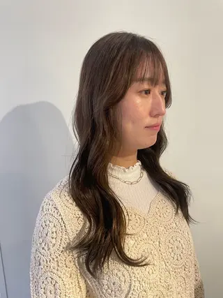 ロング カラー しのはら まどかのヘアスタイル