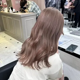 カラー 透明感ベージュ🪽 ブラウン🤎Rinのヘアスタイル