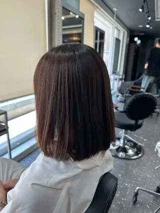 ミディアム パーマ 髪質改善⭐️縮毛矯正 中野⭐️Rinaのヘアスタイル