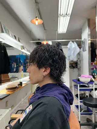 パーマ メンズ 雨とランプ　琴似所属・【美髪矯正】　竹内 廉のヘアスタイル