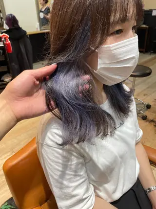 セミロング 亀川蓮 Agu hairのヘアスタイル