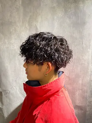 パーマ メンズ メンズパーマ 特化/中川拓也のヘアスタイル