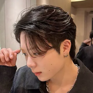 メンズ オイルだけでも決まる 【メンズ特化】千原のヘアスタイル