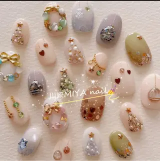 ショート 💜MIYA nail川崎店のネイルデザイン