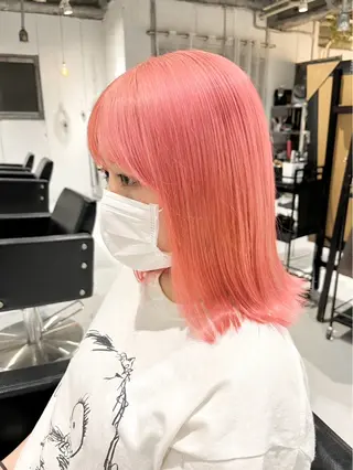 ミディアム カラー inc新小岩 Rionのヘアスタイル