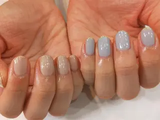 ネイル R'well所属・はばすみれ🎀ﾈｲﾙ 光ﾌｪｲｼｬﾙ ﾍｱのネイルデザイン