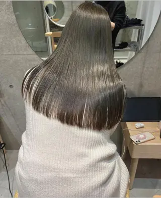 ロング 🎀韓国/艶髪/暗髪 🎀 柚月🫧立川駅のヘアスタイル