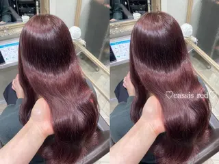 ロング カラー 菅村 緋莉🎀ガーリーヘアのヘアスタイル