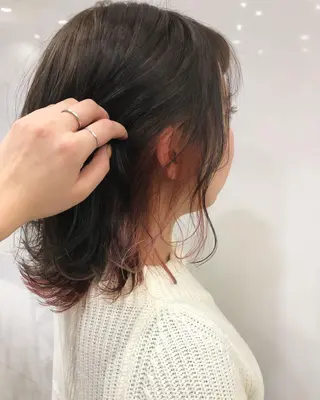 ミディアム カラー 立川/シールエクステ /みづきのヘアスタイル