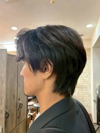 パーマ メンズ メンズ特化×女性 施術◎清水 真之介のヘアスタイル