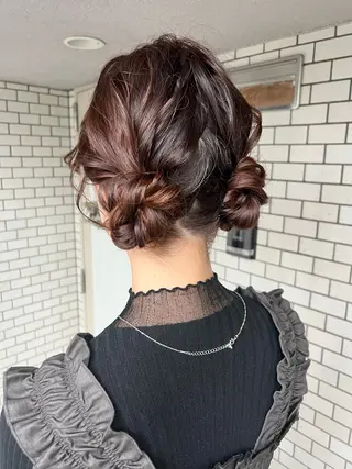 ヘアアレンジ 大人可愛いヘアメイク 💋🧚‍♀️しずかのヘアスタイル