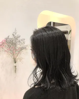 ミディアム カラー パーマ メンズ キッズ ネイル アイブロウ 堀井 凌平のヘアスタイル