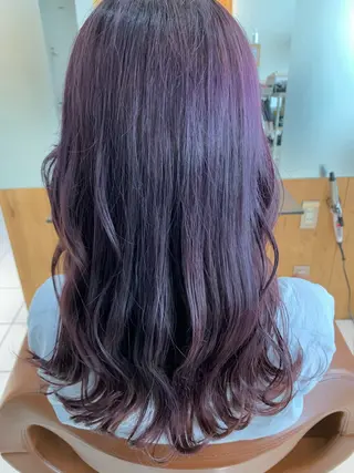 ミディアム CHELSEA神戸所属・MORISAKI ✂︎縮毛矯正のヘアスタイル