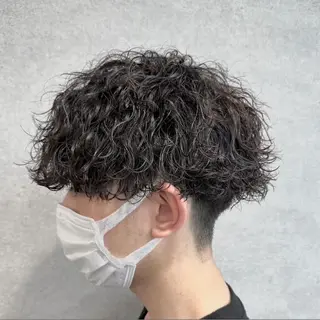 ショート パーマ メンズ 🖤Ayumi🖤 メンズ特化❤️‍🔥のヘアスタイル