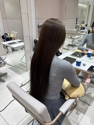 ロング カラー 🤍艶髪透明感 カラー/直井優花🤍のヘアスタイル